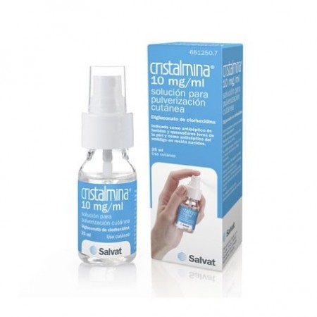 CRISTALMINA 10 MG/ML SOLUCION TOPICA SPRAY 25 ML