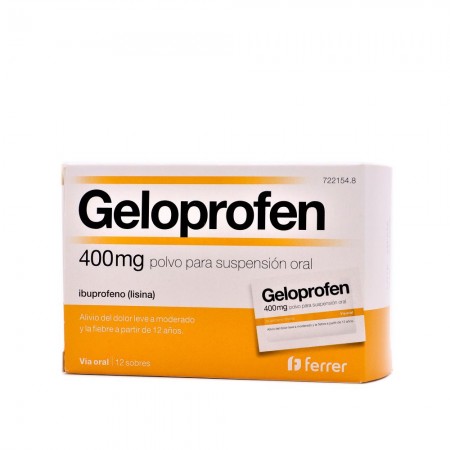 GELOPROFEN 400 MG 20 COMPRIMIDOS RECUBIERTOS