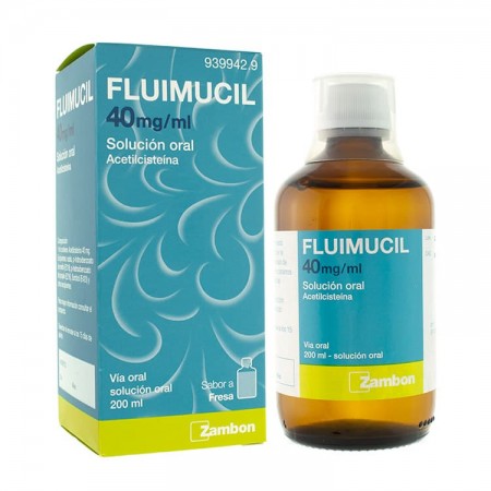 FLUIMUCIL 40 MG/ML SOLUCION ORAL 200 ML