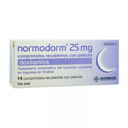 NORMODORM 25 MG 14 COMPRIMIDOS RECUBIERTOS