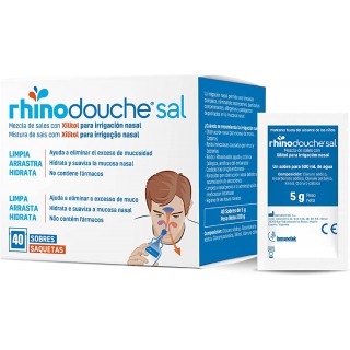 SINUSAL XL RHINODOUCHE SAL SALES LIMPIEZA NASAL 40 SOBRES