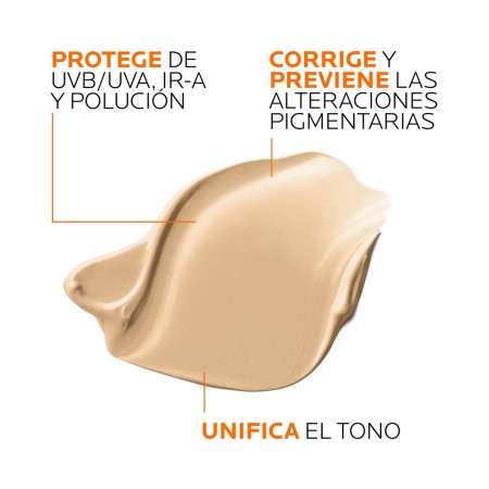 Textura fotocorrectora con color tono claro que unifica el tono y corrige manchas Anthelios Pigment Correct