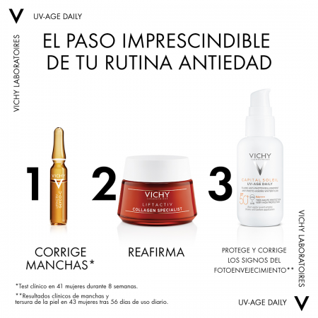 VICHY CAPITAL SOLEIL SPF 50 UV-AGE FLUIDO ANTIEDAD 40ML