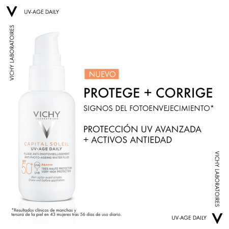 VICHY CAPITAL SOLEIL UV-AGE DAILY SPF50+ FLUIDO ANTIEDAD 40ML