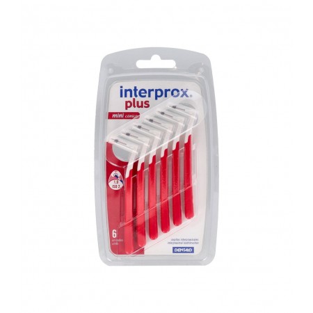 VITIS INTERPROX PLUS MINI CONICO 1.0 6 UNIDADES (ROJO+ANGULAR)