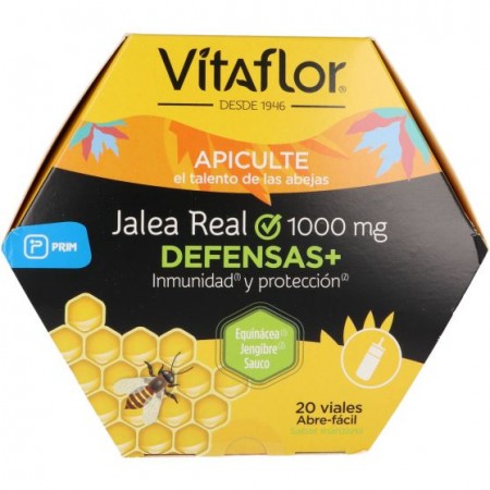 VITAFLOR JALEA REAL DEFENSAS 20 VIALES BEBIBLES DE 10 ML