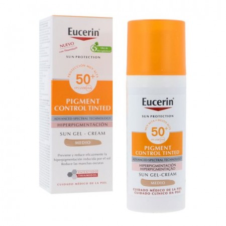 EUCERIN PIGMENT CONTROL 50+ FPS 1 ENVASE 50 ML TONO MEDIO