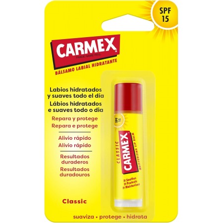CARMEX BALSAMO LABIAL BARRA CLASICO SPF15 4.25G