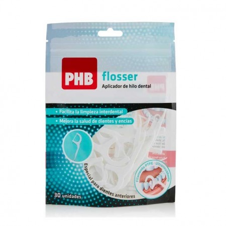 PHB FLOSSER HILO DENTAL APLICADOR DESECHABLE 30 UNIDADES