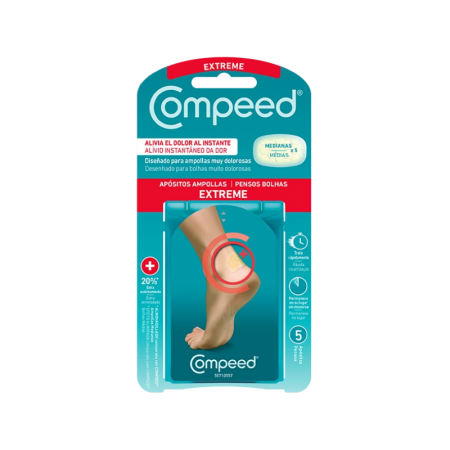 COMPEED AMPOLLAS EXTREME HIDROCOLOIDE 5 APOSITOS