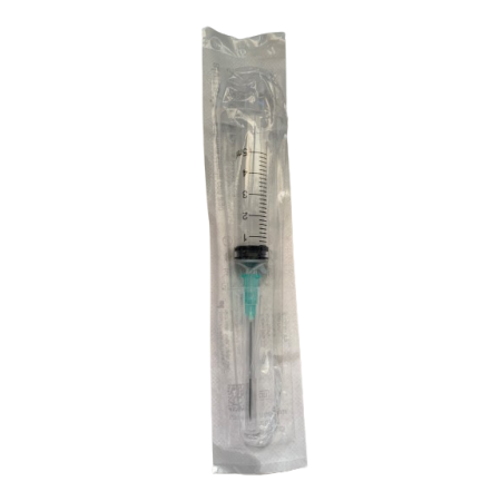 JERINGA C/A ESTERIL ALVITA 5 ML 21 G 1 1/2" (0.8 X 40 MM)