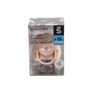 CHUPETE TETINA SILICONA SUAVINEX PREMIUM FISIOLO + 12 M