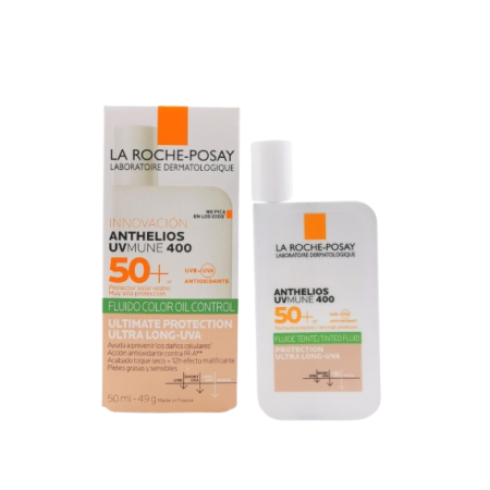 ANTHELIOS OIL CONTROL FLUID UVMUNE 400 SPF 50+ 50 ML CON COLOR