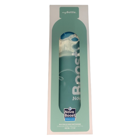 BOTELLA VERDE DE ACERO SPARKIES 500 ML