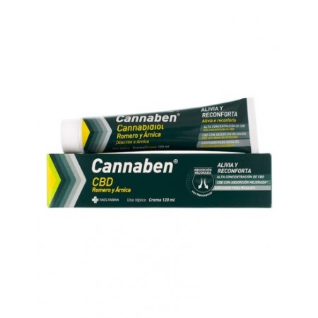 CANNABEN CBD ROMERO Y ARNICA CREMA 120 ML