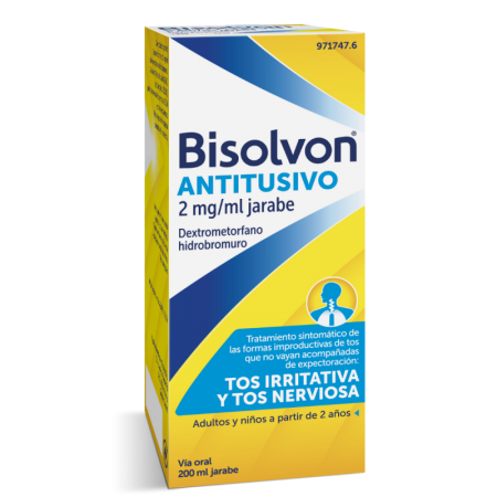 BISOLVON ANTITUSIVO 2 MG/ML JARABE 200 ML