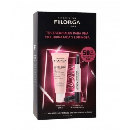 FILORGA PACK OXYGEN GLOW CC CREAM SPF 30 40 ML + BALSAMO LABIAL NUTRI FILLER LIPS 4G