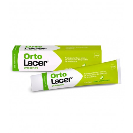 ORTO LACER GEL DENTIFRICO SABOR LIMA 75 ML