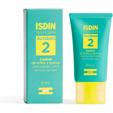 ISDIN OILY SKIN ACNIBEN 2 CONTROL BRILLOS Y GRANOS GEL CREMA 40 ML