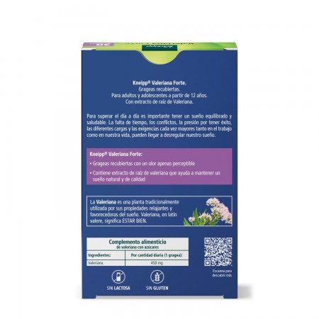 VALERIANA KNEIPP FORTE 30 GRAGEAS