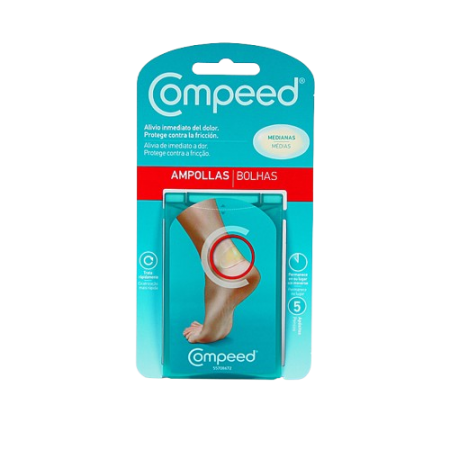COMPEED AMPOLLAS HIDROCOLOIDE TALONES 5 U