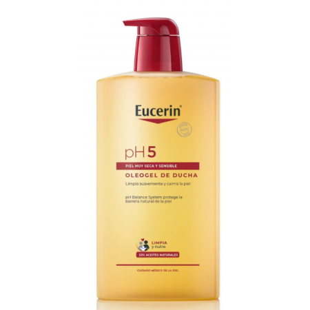 EUCERIN OLEOGEL DE DUCHA PIEL SENSIBLE PH-5 1 L