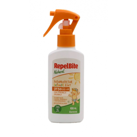 REPELBITE NATURAL FOTOPROTECTOR 2 EN 1 SPF 50 100 ML