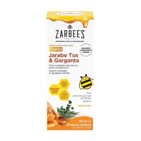 ZARBEE´S JARABE FAMILIA TOS Y GARGANTA 150 ML