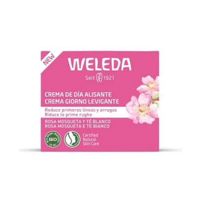 WELEDA CREMA DE DIA ALISANTE ROSA MOSQUETA Y TE BLANCO 40 ML