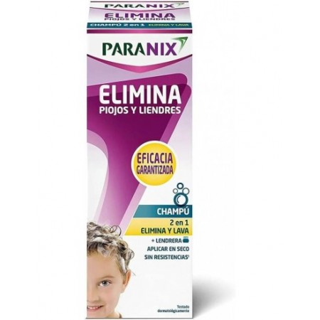 PARANIX CHAMPU ELIMINA PIOJOS Y LIENDRES 200 ML