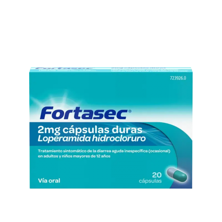 FORTASEC 2 MG 20 CAPSULAS