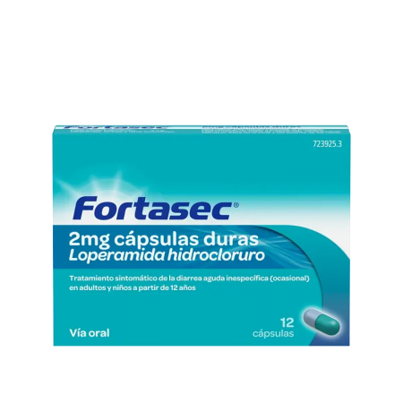 FORTASEC 2 MG 12 CAPSULAS