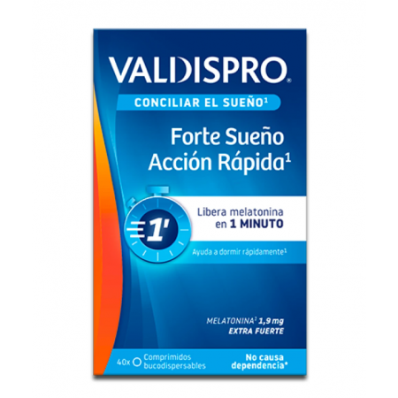 VALDISPRO FORTE ACCION RAPIDA 40 COMPRIMIDOS BUCODISPERSABLES