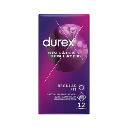 DUREX SIN LATEX REGULAR FIT 12 PRESERVATIVOS