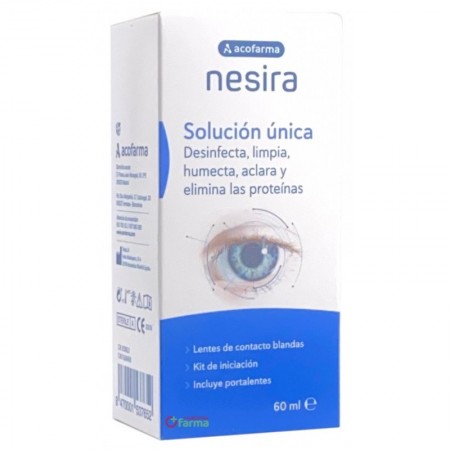 ACOFAR LENTES DE CONTACTO BLANDAS (VIAJE) SOLUCION UNICA 60 ML LIQUIDO LENTILLAS