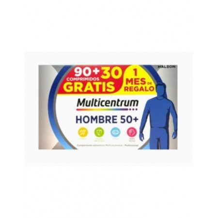 MULTICENTRUM HOMBRE 50+ 90 COMPRIMIDOS + 30 COMPRIMIDOS GRATIS