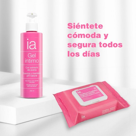 INTERAPOTHEK GEL INTIMO 500ML + TOALLITAS INTIMAS 24U