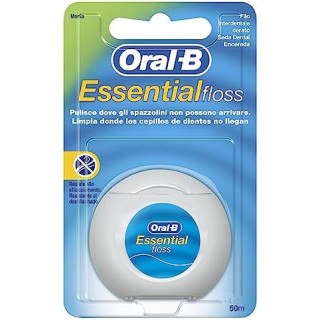 ORAL-B ESSENTIAL FLOSS FLUOR SEDA DENTAL CON CERA 50M