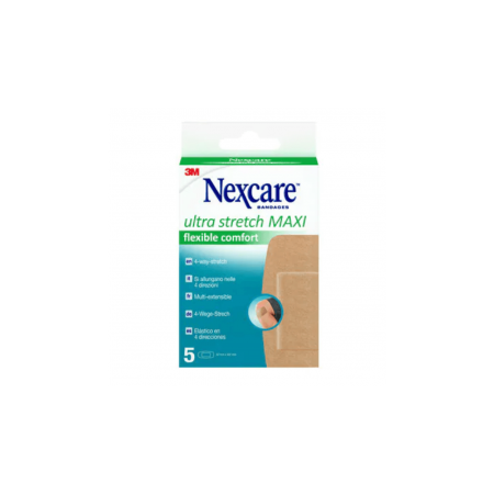 3M NEXCARE COMFORT MAXI APOSITOS CON FACTOR DE PROTECCION 5 UNIDADES