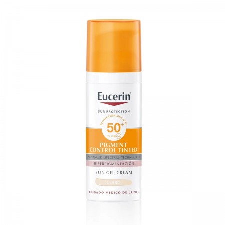 EUCERIN SUN PROTECTION PIGMENT CONTROL FPS50+ GEL-CREMA COLOR CLARO 50 ML