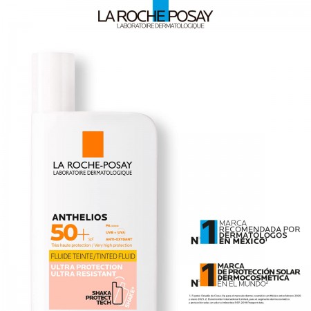ANTHELIOS SPF 50+ UVMUNE FLUIDO EXTREMO COLOR LA ROCHE 50 ML.
