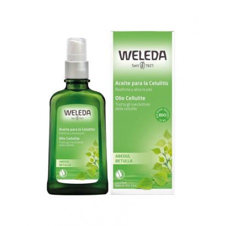 WELEDA DUPLO ACEITE ANTICELULITICO CORPORAL DE ABEDUL 2 X 100 ML + APLICADOR