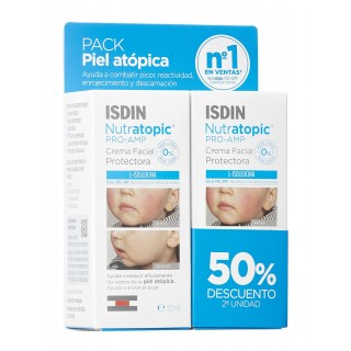 ISDIN DUPLO NUTRATOPIC FACIAL CREMA PROTECTORA 2X50ML