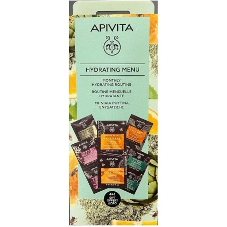 APIVITA PACK HIDRATING MENU RUTINA MENSUAL HIDRATANTE EXPRESS BEAUTY 4+1