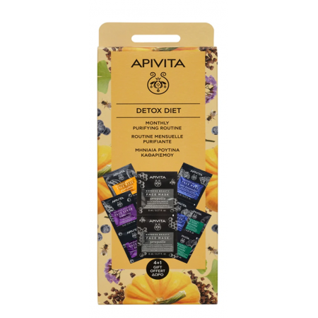 APIVITA PACK DETOX DIET RUTINA MENSUAL PURIFICENTE EXPRESS BEAUTY 4+1