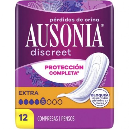 AUSONIA DISCREET EXTRA 12 UNIDADES