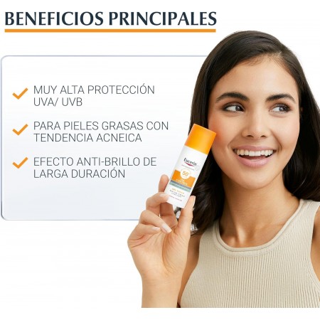 EUCERIN SUN PROTECTION 50+ GEL CREMA OIL CONTROL 50 ML