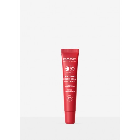 BABE LIP & CHEEK COLOR BALM SPF 50+ 20 ML COLOR RED (ROJO)