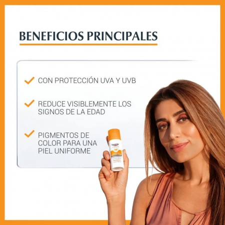 EUCERIN SUN PROTECTION 50+ ANTIEDAD GEL-CREMA COLOR MEDIO 50 ML