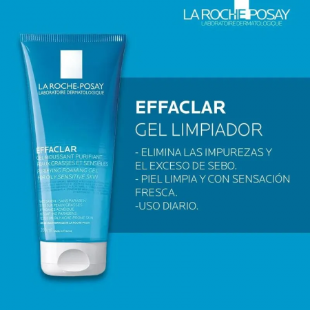 EFFACLAR GEL LIMPIADOR PURIFICANTE LA ROCHE POSAY 200 ML